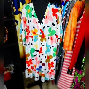 Shein Colorful Flower Dress
